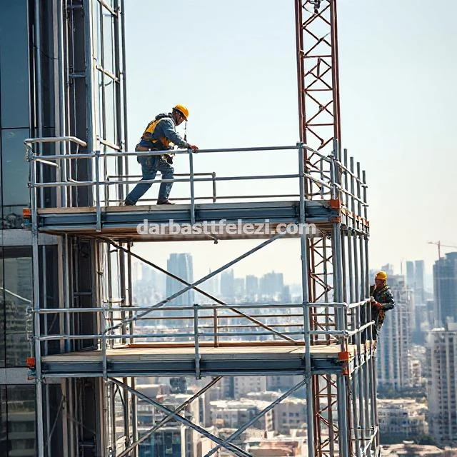 اجاره داربست معلق در شهرک راه آهن